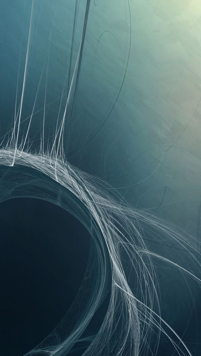 640x1136 Abstract circles art - line iPhone Wallpaper