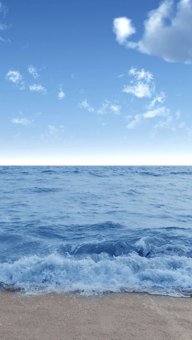 640x1136 Stormy water - wave iPhone Wallpaper