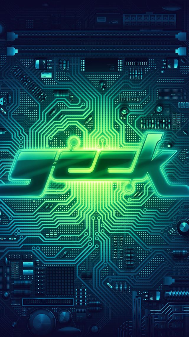 640x1136 Geek circuit - panels iPhone Wallpaper
