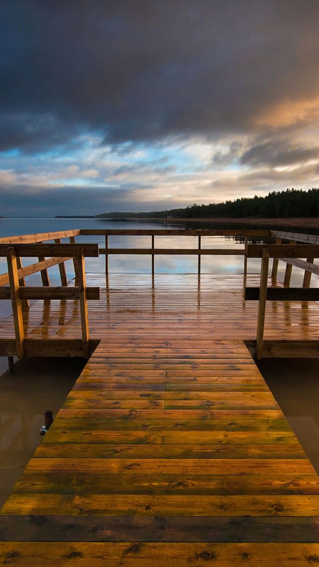 640x1136 Boardwalk - sweden iPhone Wallpaper