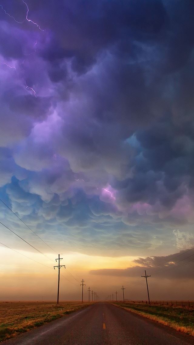 640x1136 Texas Road - line iPhone Wallpaper