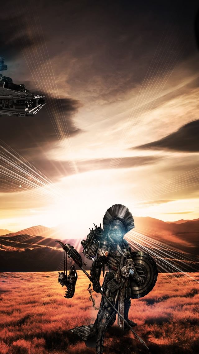 640x1136 Nimrod Sci Fi - robot iPhone Wallpaper