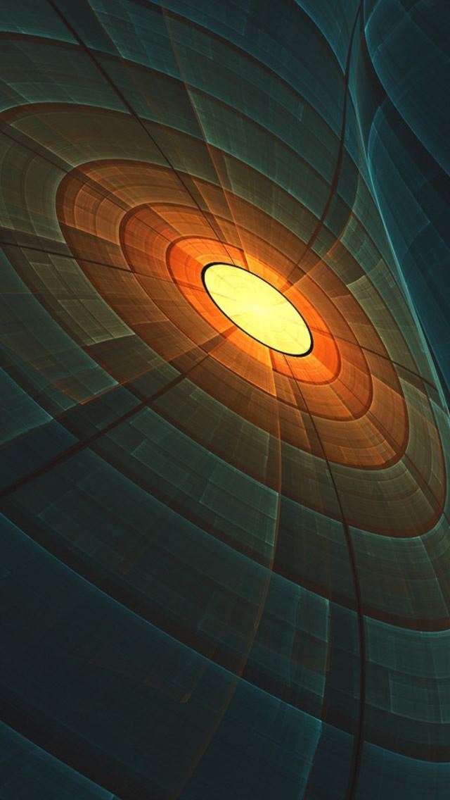 640x1136 Wavy Ceiling - circle iPhone Wallpaper