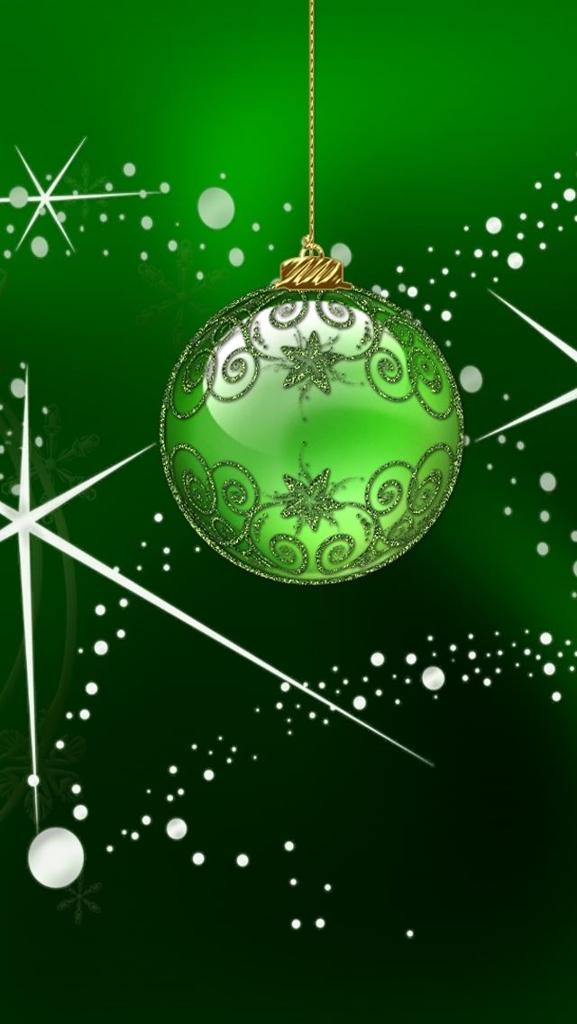 640x1136 Green Globe For Christmas - globe iPhone Wallpaper
