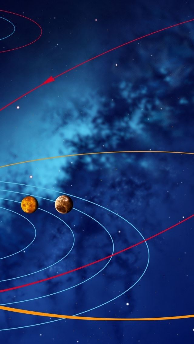 640x1136 Space Sketch - track iPhone Wallpaper