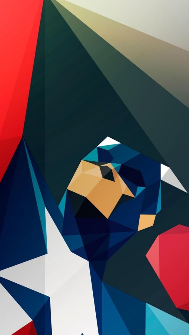 640x1136 Captain America Art -  iPhone Wallpaper
