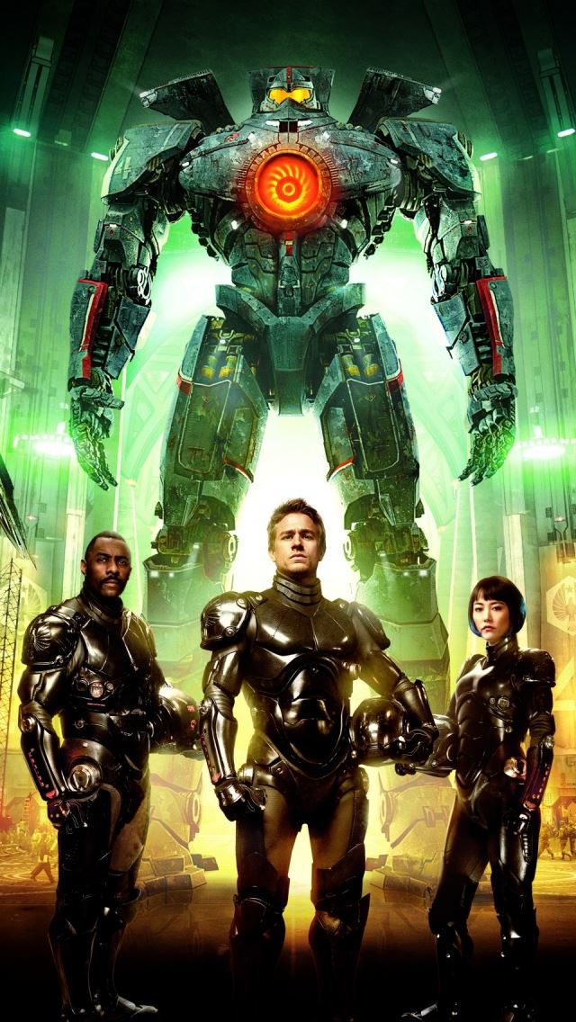 640x1136 Pacific Rim Characters - man iPhone Wallpaper