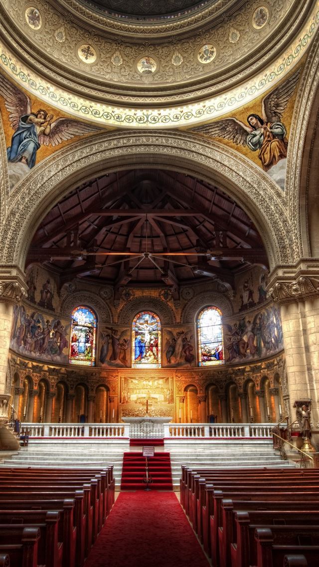 640x1136 Church in stanford - building iPhone Wallpaper