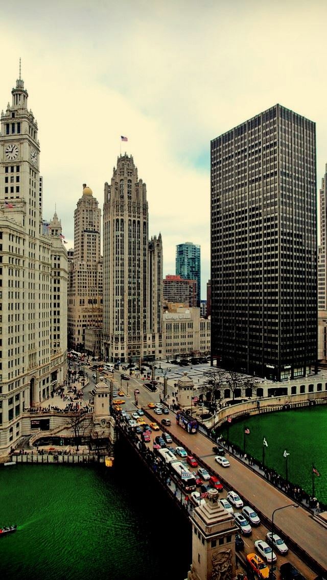 640x1136 Illinois Sky Buildings - illinois iPhone Wallpaper