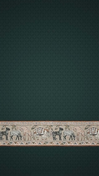 Auspicious animal mural wallpaper