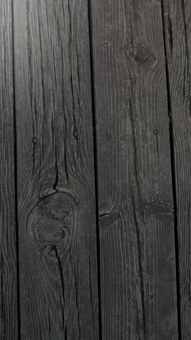 640x1136 Black wood background - crack iPhone Wallpaper