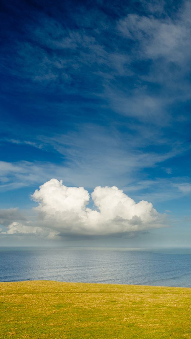 640x1136 Beautiful Summer Day - lawn iPhone Wallpaper