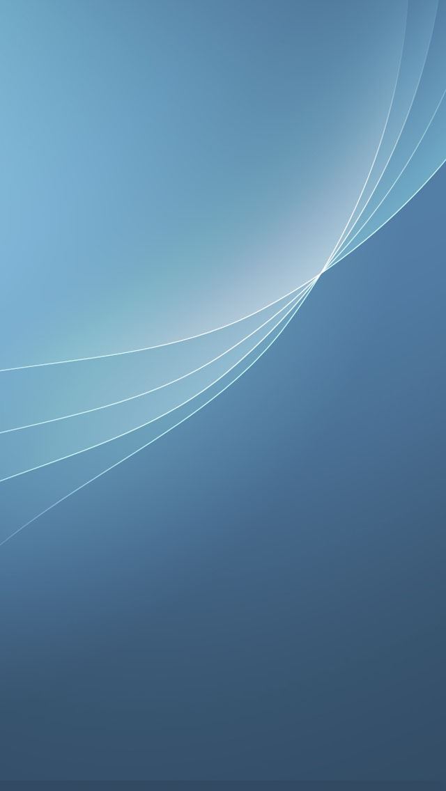 640x1136 Minimalist blue - line iPhone Wallpaper