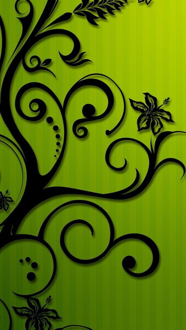 640x1136 Black pattern - line iPhone Wallpaper