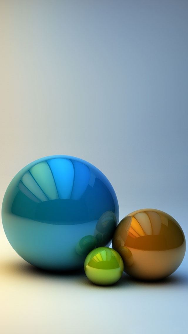 640x1136 The three balls - balls iPhone Wallpaper