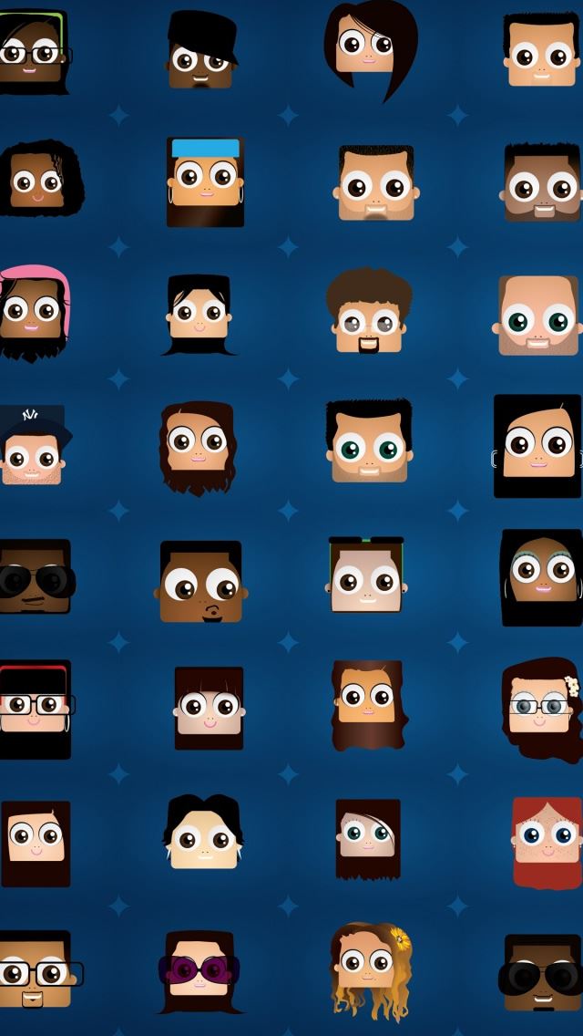 640x1136 Wallpaper Grid - eye iPhone Wallpaper