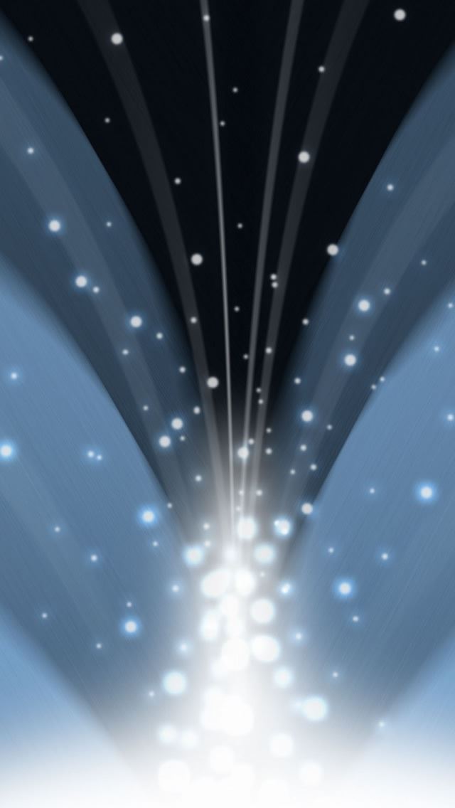 640x1136 Cascade Of Magic Powder Dark Blue - circle iPhone Wallpaper