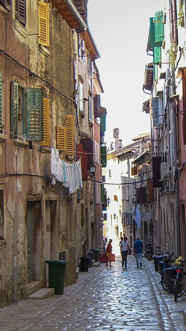 640x1136 Village alley - alley iPhone Wallpaper