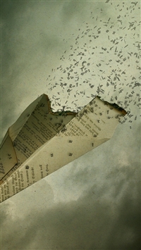 Paper Plane wallpaper