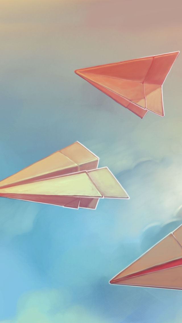 640x1136 Paper Planes - planes iPhone Wallpaper