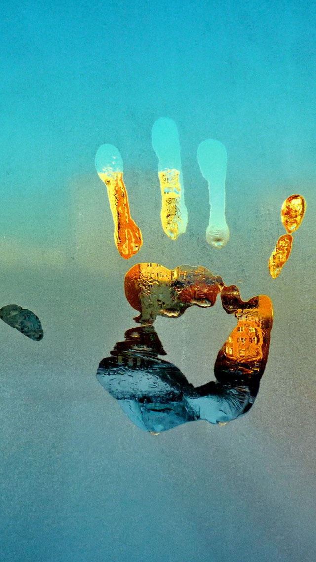 640x1136 Handprints - hand iPhone Wallpaper