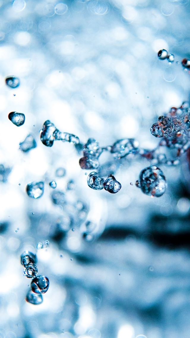 640x1136 Electricity - droplet iPhone Wallpaper
