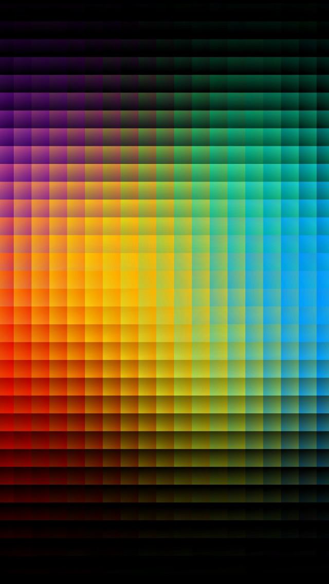 640x1136 Colorful Pixels - line iPhone Wallpaper