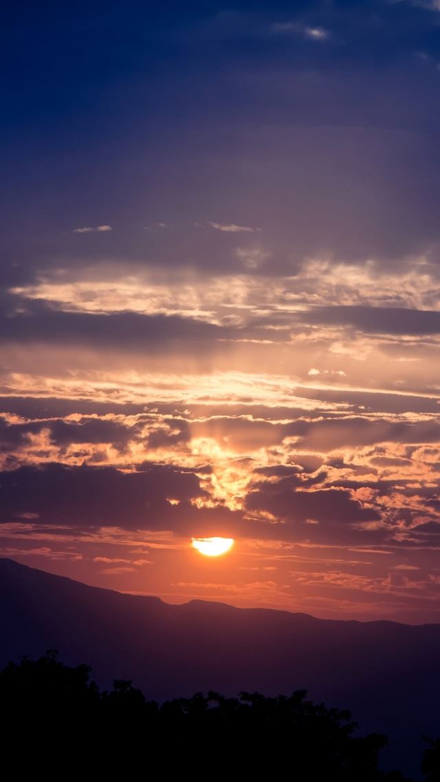 640x1136 Sun - cloud iPhone Wallpaper