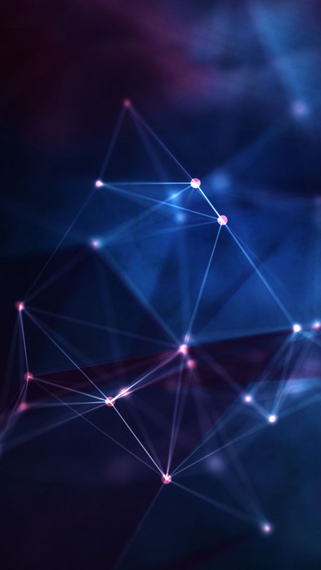 640x1136 Line and Point - purple iPhone Wallpaper