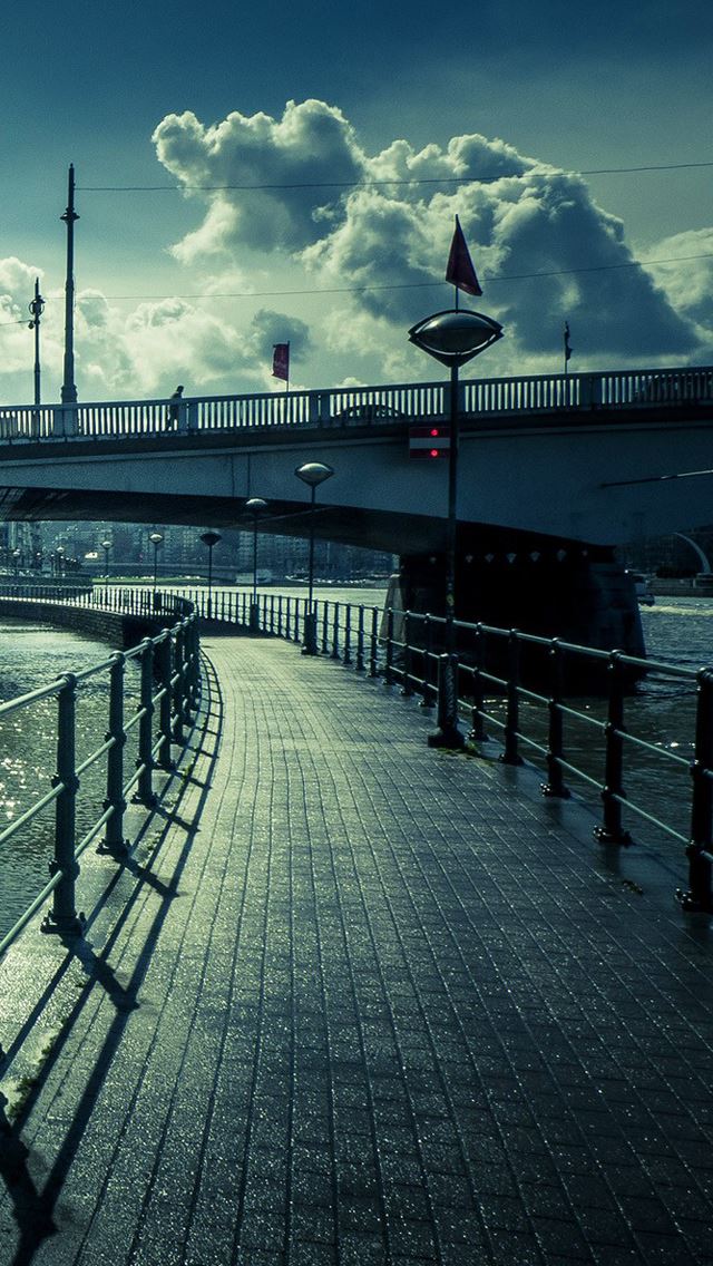 640x1136 Marina - bridge iPhone Wallpaper