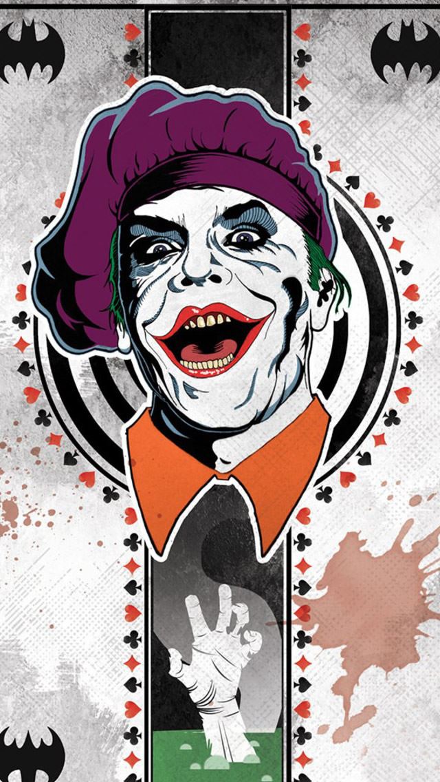 640x1136 Joker Card - hand iPhone Wallpaper