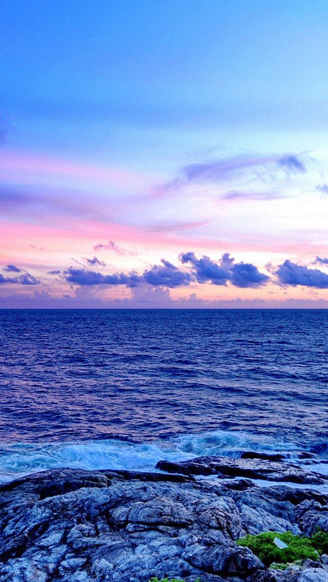 640x1136 Sea - stone iPhone Wallpaper