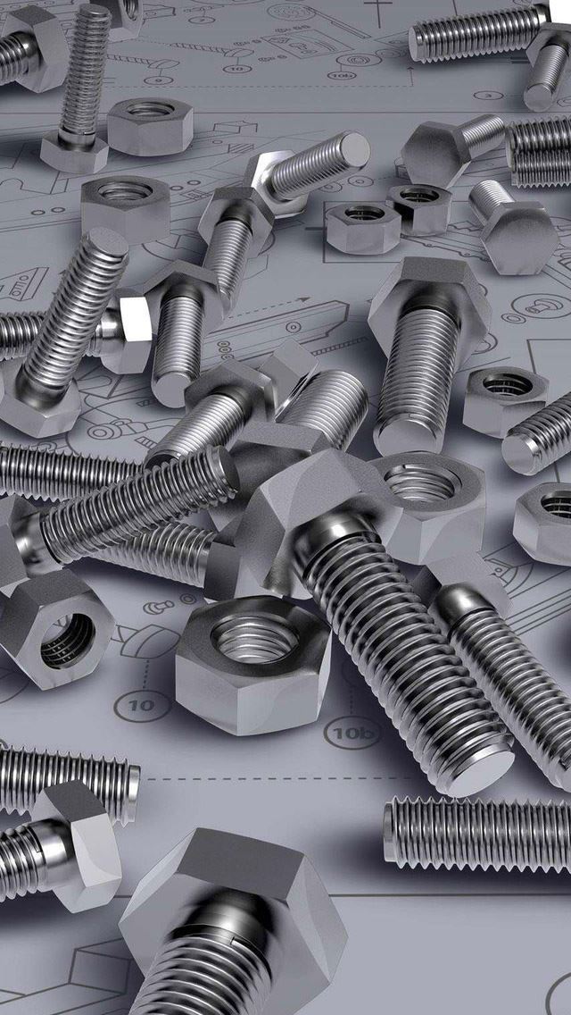 640x1136 Screws On Blueprint -  iPhone Wallpaper