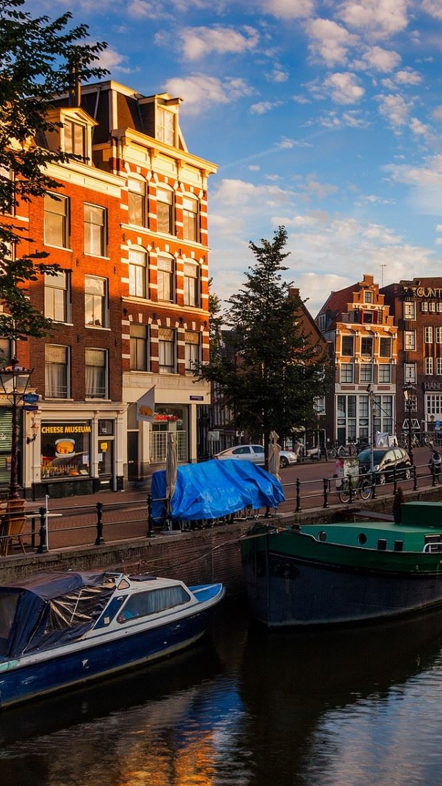 640x1136 Morning In Amsterdam -  iPhone Wallpaper