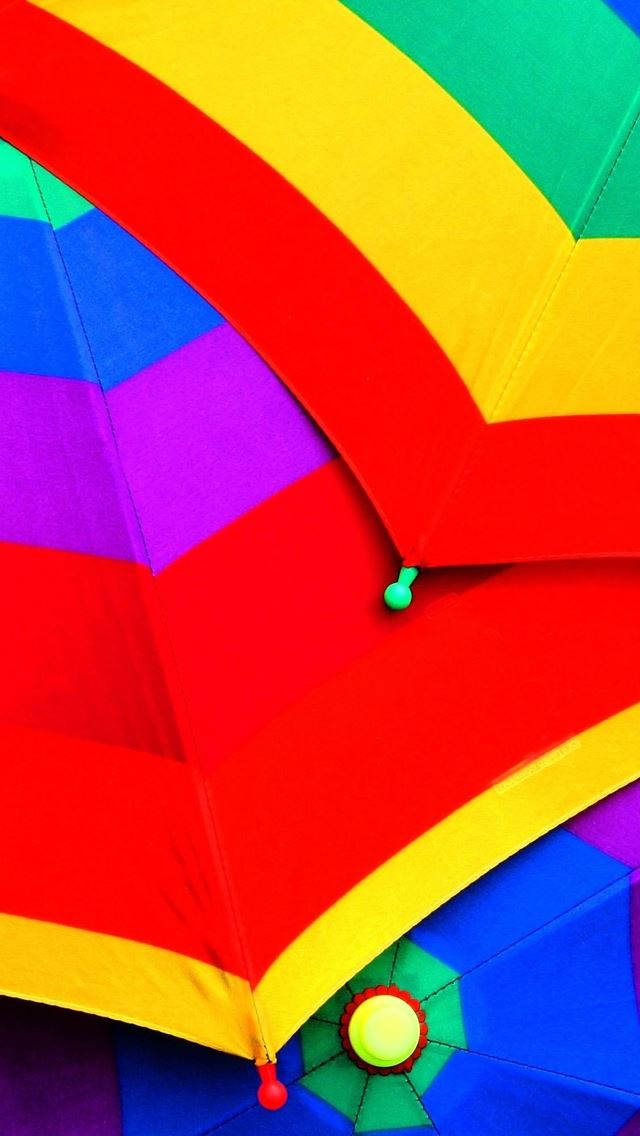 640x1136 Colorful Umbrellas - umbrellas iPhone Wallpaper