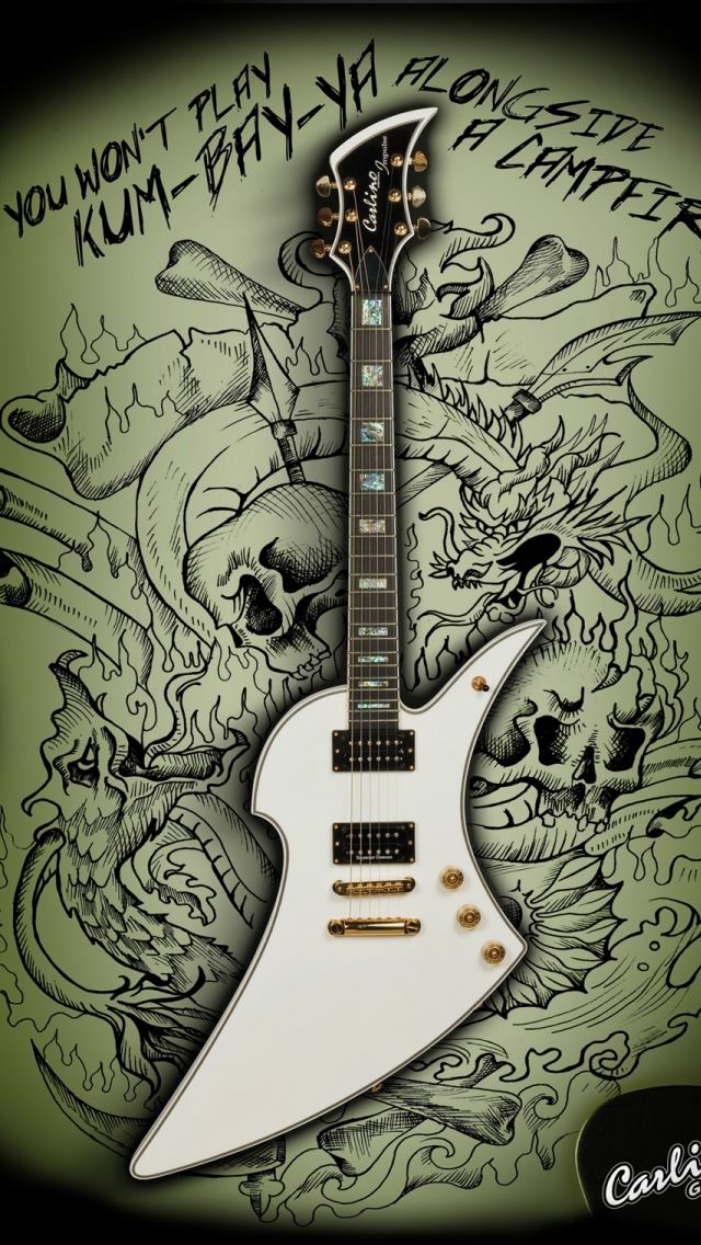 640x1136 Carlino Guitar - word iPhone Wallpaper