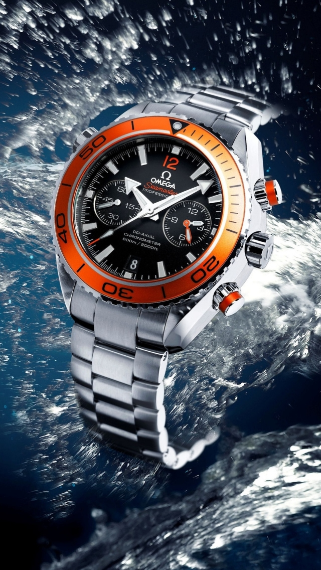 Wallpaper Omega watches water 2880x1800 HD Picture Image