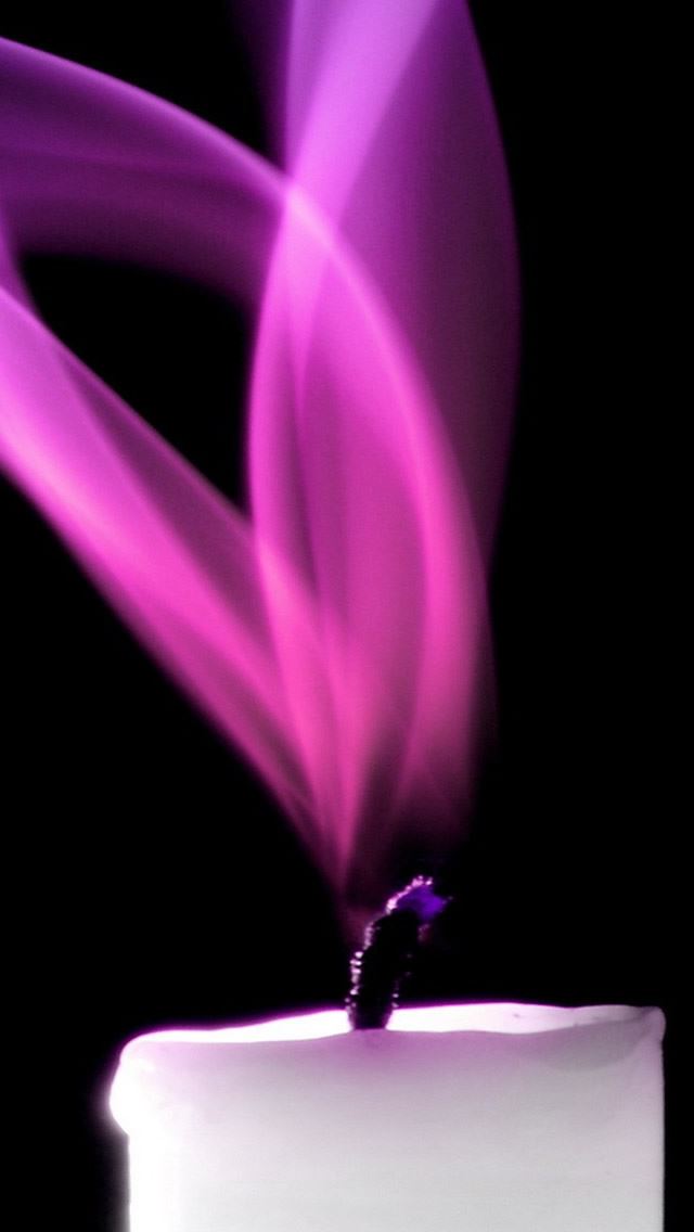 640x1136 Purple Candle Picture - candle iPhone Wallpaper