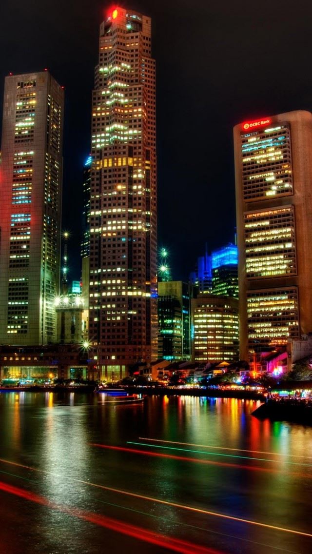 640x1136 Singapore Night - singapore iPhone Wallpaper