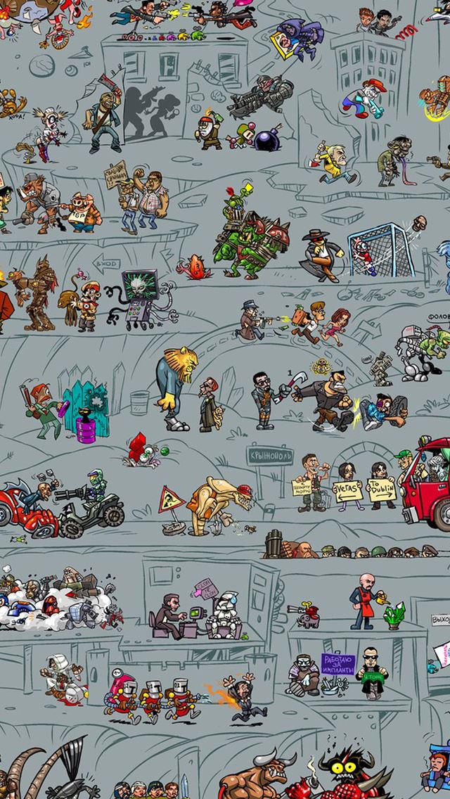 640x1136 Cartoon - character iPhone Wallpaper