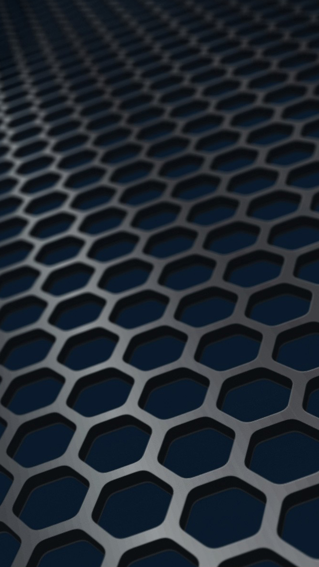 Hexagonal grid iPhone wallpaper 