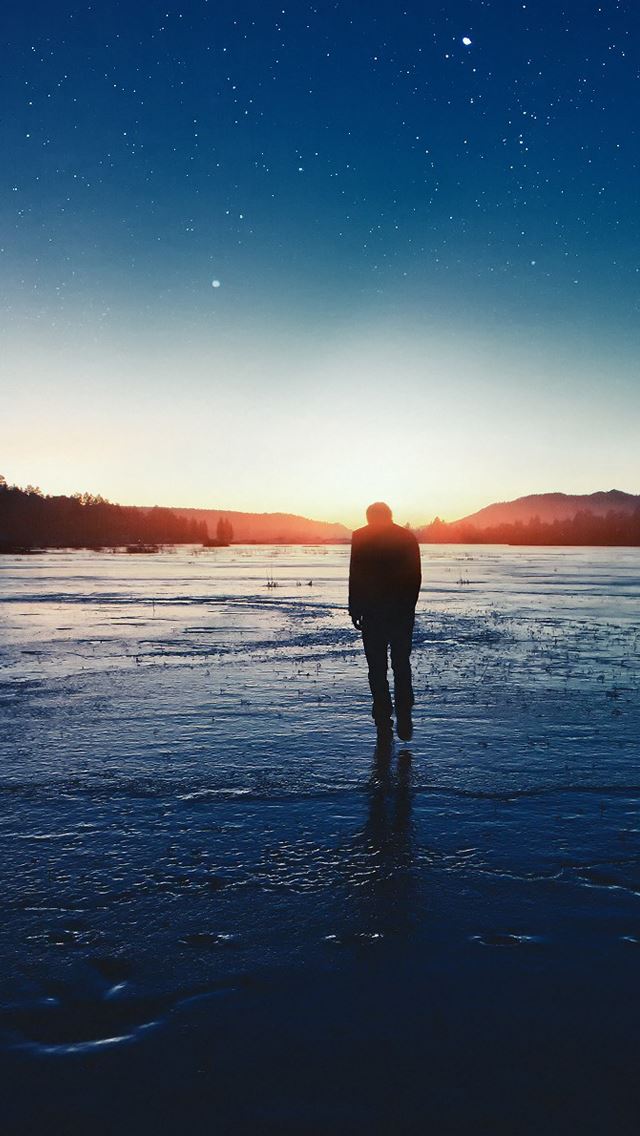 640x1136 Sunrise - pedestrian iPhone Wallpaper