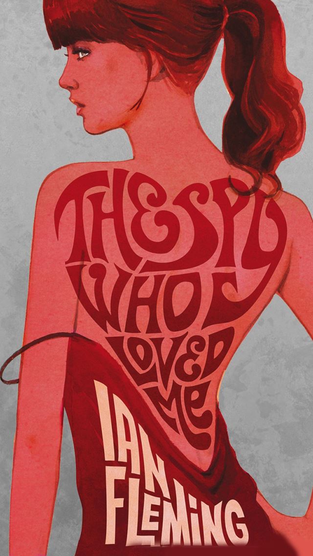 640x1136 Spy typography - girl iPhone Wallpaper
