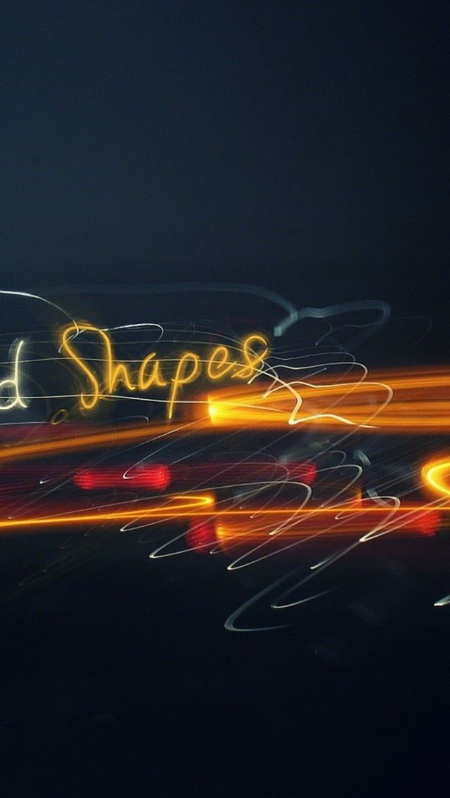 640x1136 Light Shapes - wave iPhone Wallpaper