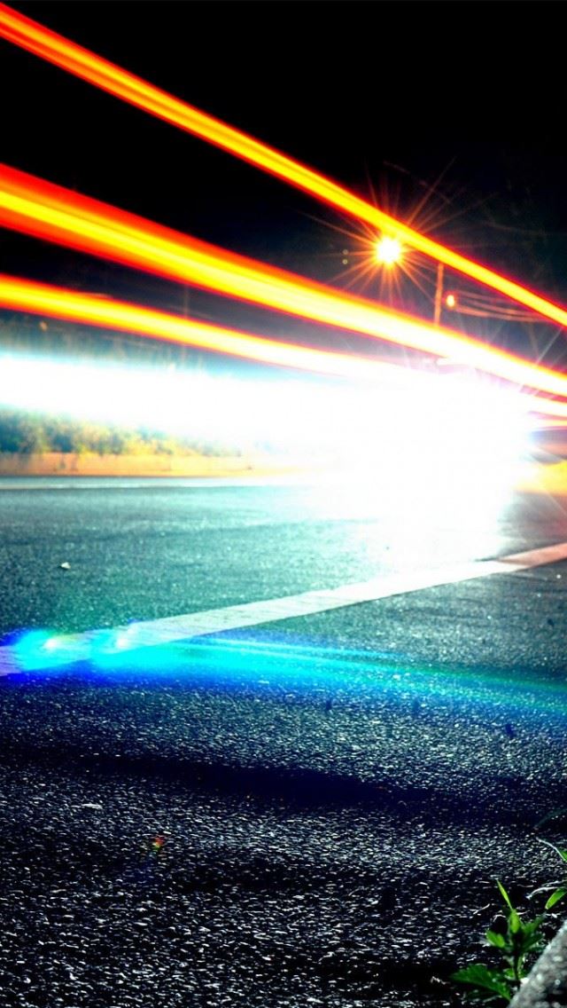 640x1136 Road Lights - stone iPhone Wallpaper