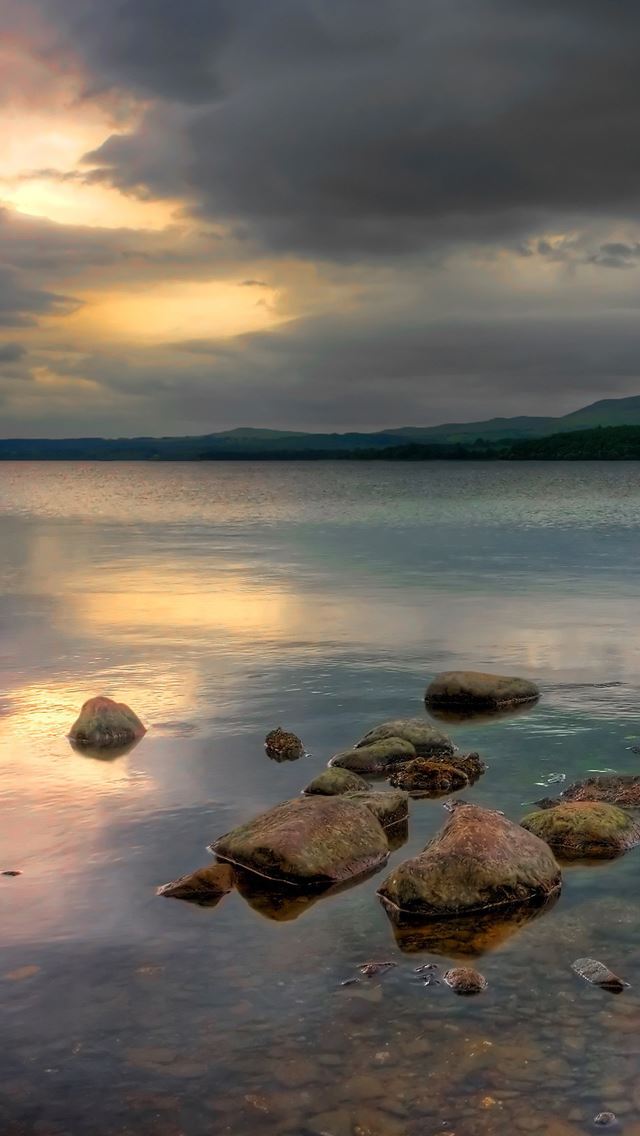 640x1136 Glimpse lake - lake iPhone Wallpaper