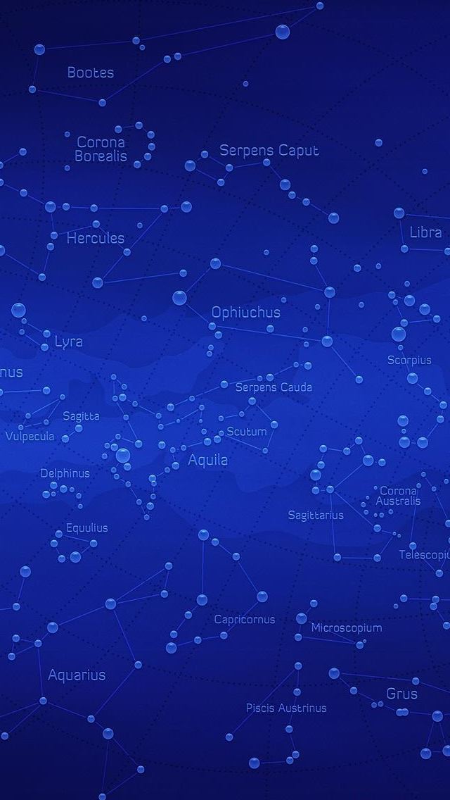 640x1136 Star Chart - circle iPhone Wallpaper