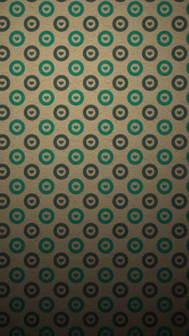 640x1136 Heart Pattern - heart iPhone Wallpaper