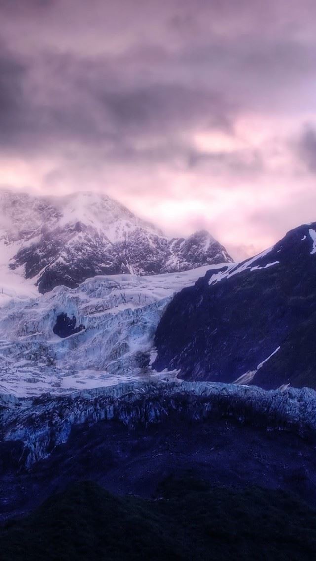 640x1136 Glacier Sunrise - sunrise iPhone Wallpaper