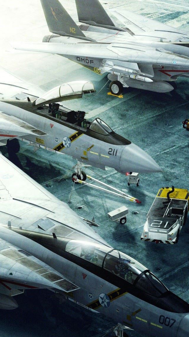 640x1136 Grumman F 14 Tomcat - sunshine iPhone Wallpaper